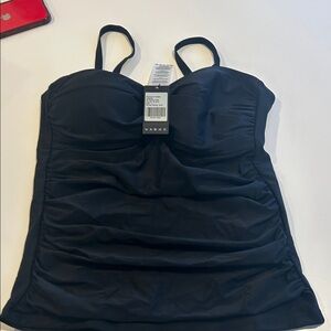 RELLECIGA Black Women's Swim Top